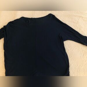 Ann Taylor LOFT oversized t-shirt Medium navy